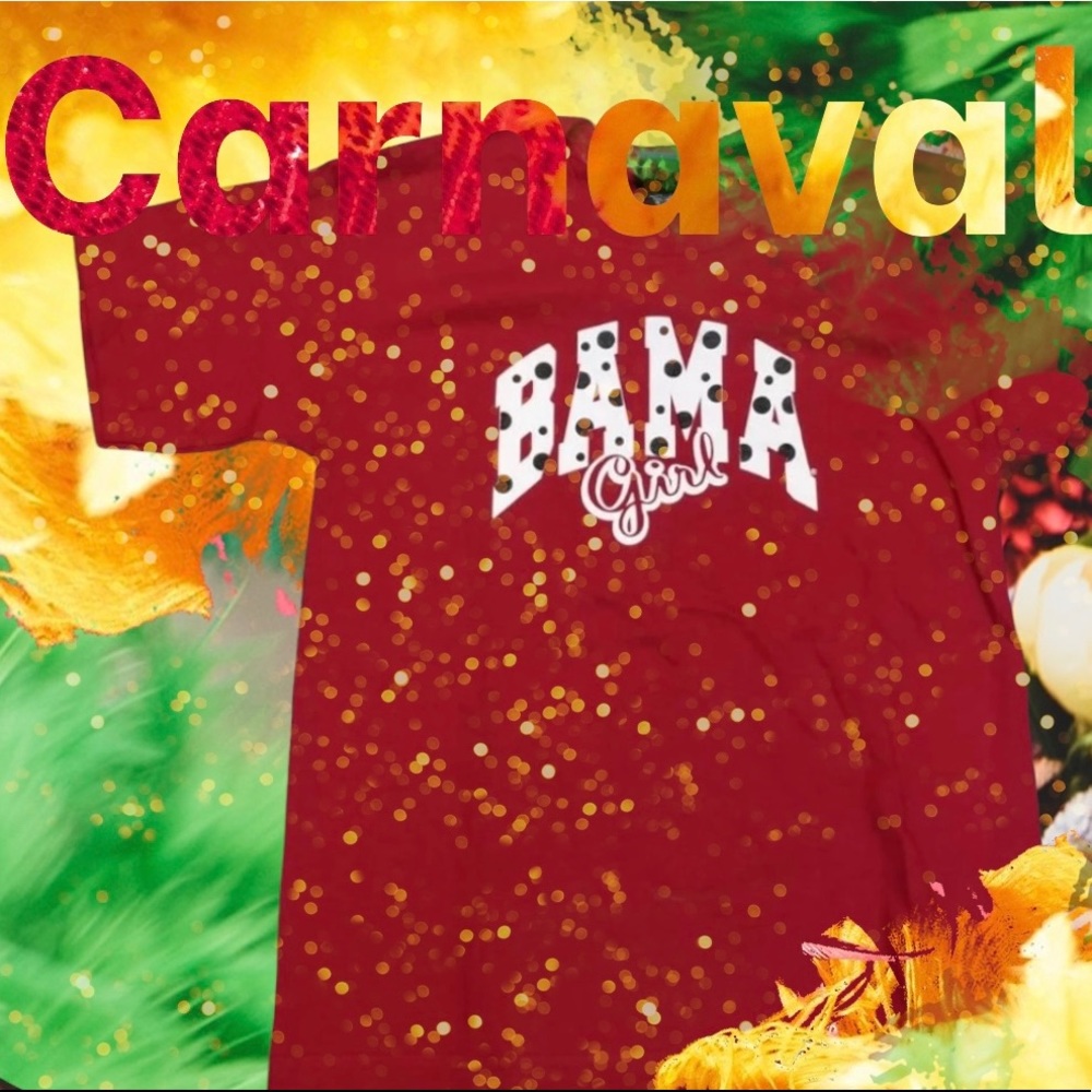 Womens alabama shirt black and white